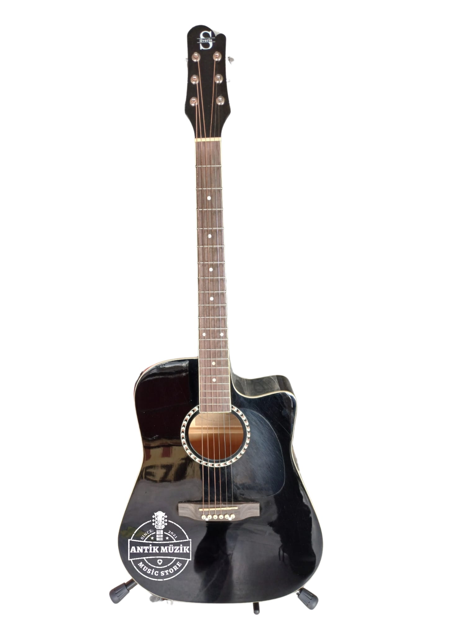 WhatsApp Image 2024-03-20 at 15.57.30 elektro gitar , gitar , gitar satış , müzik aleti , müzik evi , enstrüman , gitar satış , gitar alımı , 2. el gitar , antik müzik , cümbüş , Kesik Kasa , Motifli Kasa , Motifli Gitar